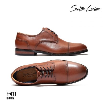SHOES BROWN #F-411