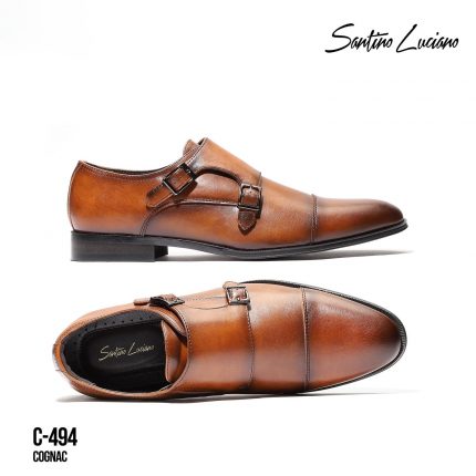 SHOES COGNAC #C-494
