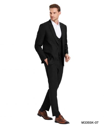 SUITS #M335SK BLACK