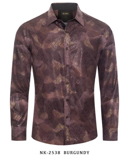 #NK-2538 BURGUNDY DE-NIKO