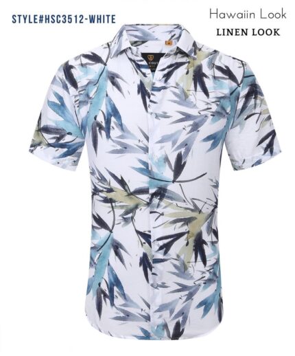 #HBC359 WHITE/BLUE SHIRT SUSLO S/S