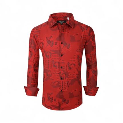 #PVLS042-27 SHIRT RED