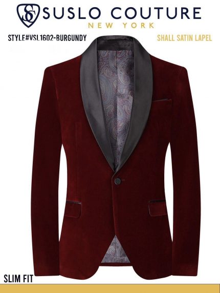 1602 BLAZER SUSLO BURGUNDY